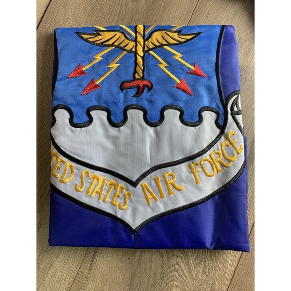 Embroidered Sewn US Air Force USAF 3x5 (Double Sided) Nylon Flag - Picture 4 of 4